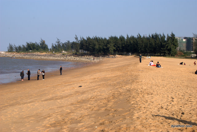 beach on low tide